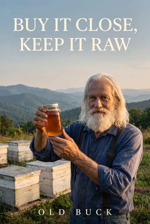 The book Buy It Close, Keep It Raw by Old Buck