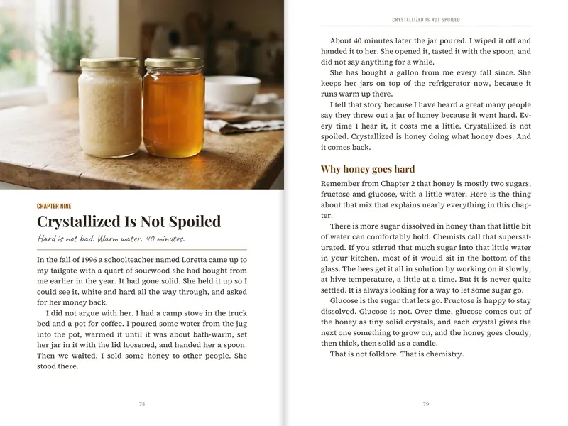 Pages 78 and 79: the opening of Chapter Nine, Crystallized Is Not Spoiled